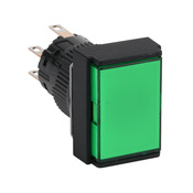 Кнопка 16 мм: нажать ВКЛ. - нажать ВЫКЛ., зеленая, IP65 (PN# AR16F5N-C2E3G)