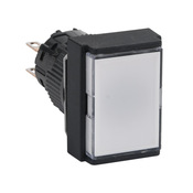 Кнопка 16 мм: нажать ВКЛ. - нажать ВЫКЛ., белая, IP65 (PN# AR16F5T-C2W)