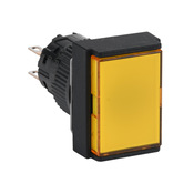 Кнопка 16 мм: нажать ВКЛ. - нажать ВЫКЛ., желтая, IP65 (PN# AR16F5T-C2Y)
