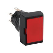Кнопка 16 мм: без фиксации, красная, IP65 (PN# AR16G0N-C2E3R)