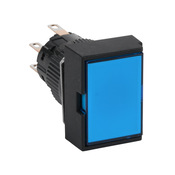 Кнопка 16 мм: без фиксации, синяя, IP65 (PN# AR16G0N-C2E3S)