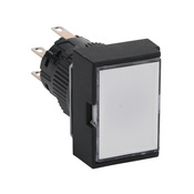 Кнопка 16 мм: без фиксации, белая, IP65 (PN# AR16G0N-C2E3W)