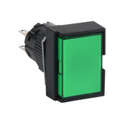 Кнопка 16 мм: мгновенного действия, зеленая, IP65 (PN# AR16G0T-C2G)