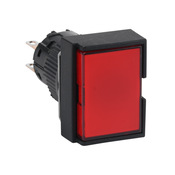 Кнопка 16 мм: без фиксации, красная, IP65 (PN# AR16G0T-C2R)