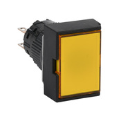 Кнопка 16 мм: без фиксации, желтая, IP65 (PN# AR16G0T-C2Y)
