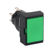 Кнопка 16 мм: нажать ВКЛ. - нажать ВЫКЛ., зеленая, IP65 (PN# AR16G5N-C2E3G)