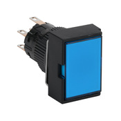 Кнопка 16 мм: нажать ВКЛ. - нажать ВЫКЛ., синяя, IP65 (PN# AR16G5N-C2E3S)