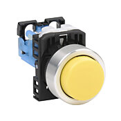 Кнопка 22 мм: без фиксации, желтая (PN# AR22E0R-10YZA)