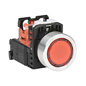 Кнопка 22 мм: без фиксации, красная (артикул № AR22F0L-01L3RZA)