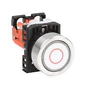 Кнопка 22 мм: без фиксации, белая (PN# AR22FAR-01C01ZA)