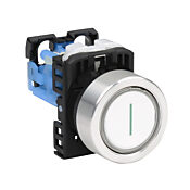 Кнопка 22 мм: без фиксации, белая (PN# AR22FAR-10C03ZA)