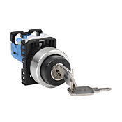 Селекторный переключатель: с пружинным возвратом справа, 22 мм, 2-полюсный, клавишный привод (артикул № AR22JR-0A10AZA)