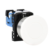 Кнопка 22 мм: без фиксации, белая (PN# AR22M0R-10WZA)