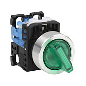 Селекторный переключатель: пружинный возврат справа, 22 мм, 2-позиционный, рукоятка (PN# AR22PL-010E3GZA)