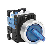 Селекторный переключатель: фиксированный, 22 мм, 2-позиционный, рукоятка (PN# AR22PL-210E3SZA)