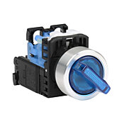 Селекторный переключатель: фиксированный, 22 мм, 2-позиционный, рукоятка (PN# AR22PL-210L3SZA)