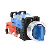 Селекторный переключатель: фиксированный, 22 мм, 3-позиционный, рукоятка (PN# AR22PL-322E3SZA)