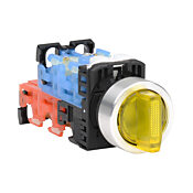 Селекторный переключатель: фиксированный, 22 мм, 3-позиционный, кнопочный (PN# AR22PL-322E3YZA)