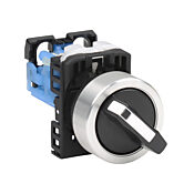 Селекторный переключатель: фиксированный, 22 мм, 2-позиционный, кнопочный (PN# AR22PR-210BZA)