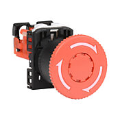 Кнопка 22 мм: поворотная, красная (PN# AR22V0R-01R)