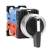 Селекторный переключатель: фиксированный, 22 мм, 3-позиционный, рычажный (PN# AR22WR-322BZA)