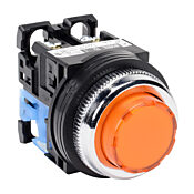 Кнопка 30 мм: без фиксации, оранжевая (PN# AR30E0L-10E3AZC)