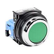 Кнопка 30 мм: без фиксации, зеленая (PN# AR30F0R-10GZC)