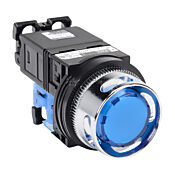 Кнопка 30 мм: без фиксации, синяя (PN# AR30G2L-10L3SZC)