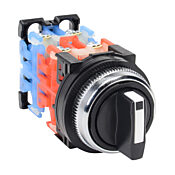 Селекторный переключатель: фиксированный, 30 мм, 5-позиционный, ручка управления (арт. № AR30PCR-551CBZC)