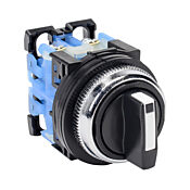 Селекторный переключатель: пружинный возврат слева и справа к центру, 30 мм, 3-позиционный, рукоятка (PN# AR30PR-120BZC)