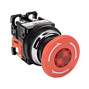 Кнопка 30 мм: поворотная, красная (PN# AR30V0L-01E3RZC)