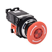 Кнопка 30 мм: поворотная, красная (PN# AR30V0L-01L3RZC)