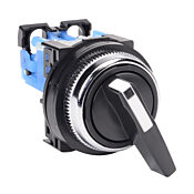 Селекторный переключатель: пружинный возврат справа, 30 мм, 2-позиционный, рычажный привод (PN# AR30WR-010BZC)