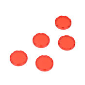 Утопленная линза оператора: запасная, красная, 5 шт/уп, для кнопок серии AR22 (PN# AR9C011-R)