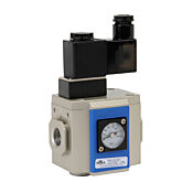 Пневматический клапан плавного пуска/сброса давления (сбросной клапан): для серии Ax-33 (PN# ASD-33-24D)