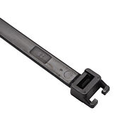 Кабельная стяжка: 50 шт/уп, длина 19,69 дюйма, черная, нейлоновая (PN# ASO.3.251)