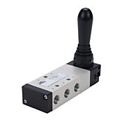 Пневматический ручной клапан: 5-портовый (4-ходовой) (PN# AVS-528E1-HL)