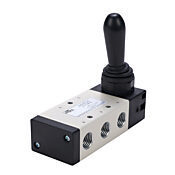 Пневматический ручной клапан: 5-портовый (4-ходовой) (PN# AVS-5372-HL)