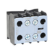 Auxiliary Contact: 10A @ 240 VAC, for any 4-pole CWC07 through CWC016 series miniature contactor (PN# BFC4-11)