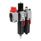 Комбинированный фильтр-регулятор-лубрикатор: диапазон 4–145 фунтов на кв. дюйм, автоматический слив (PN# BL82-201A)