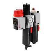 Комбинированный фильтр-регулятор-лубрикатор: диапазон 4–145 фунтов на кв. дюйм, ручной слив (PN# BL82-221A)