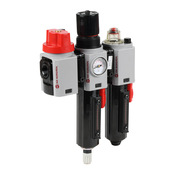Комбинированный фильтр-регулятор-лубрикатор: диапазон 4–145 фунтов на кв. дюйм, автоматический слив (PN# BL82-351A)