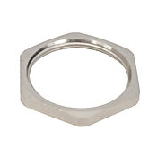 Шестигранная гайка: 2 шт/уп, резьба M40 x 1,5 мм, никелированная латунь (PN# BMBL-06)