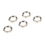 Шестигранная гайка EMC: 5 шт/уп, резьба M12 x 1,5 мм, никелированная латунь (PN# BMEL-01)