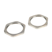 Шестигранная гайка EMC: 2 шт/уп, резьба M50 x 1,5 мм, никелированная латунь (PN# BMEL-07)