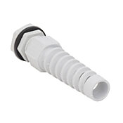 Кабельный ввод: 5 шт/уп, резьба 1/2 дюйма NPT, полиамид, IP68 (PN# BNSPBX-12-W)