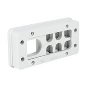 Рама системы кабельных вводов: серая, (6) маленьких и (1) больших отверстий (PN# BPA-S-07-1-0)