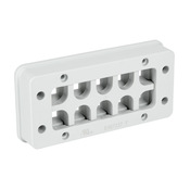 Каркас системы кабельных вводов: серый, (10) маленьких отверстий (PN# BPA-S-10-1-0)