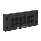 Каркас системы кабельных вводов: черный, (12) отверстий 4-13 мм (PN# BRM12-2)