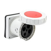 Водонепроницаемая розетка с одним штифтом и гильзой: 100 А, 480 В переменного тока (PN# BRY4100R7W)